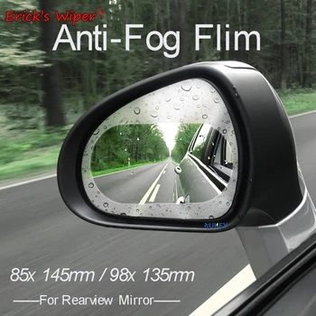 

Erick's Wiper 2x Car Rearview Mirror Protective Film Anti Fog Window Clear Rainproof Rear View Mirror Protective Soft Film Auto