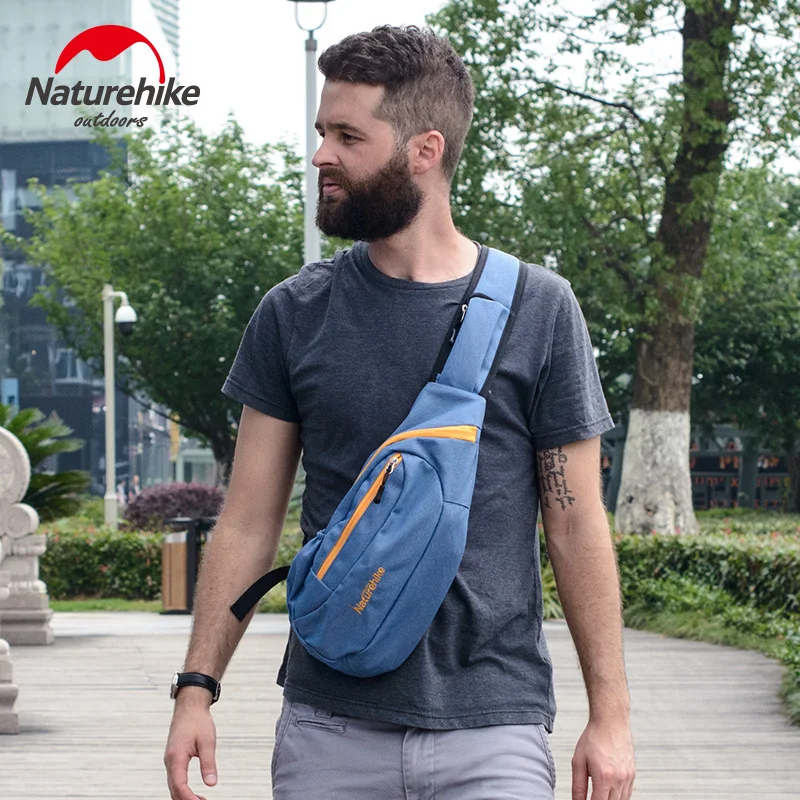 NatureHike Outdoor Sports Ultralight Camping Backpacks Chest Bags Single Shoulder Waterproof Nylon Bag Hiking Trekking Backpack