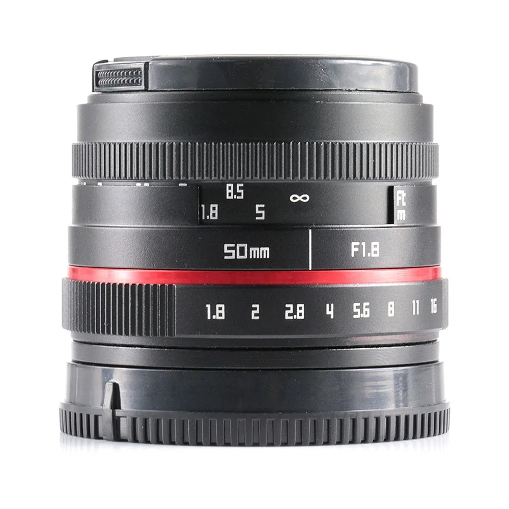 Новый APSC 50 мм F1.8 ручной широкоугольный объектив для оlympus Panasonic M43 EP3 OMD EM5|Объективы