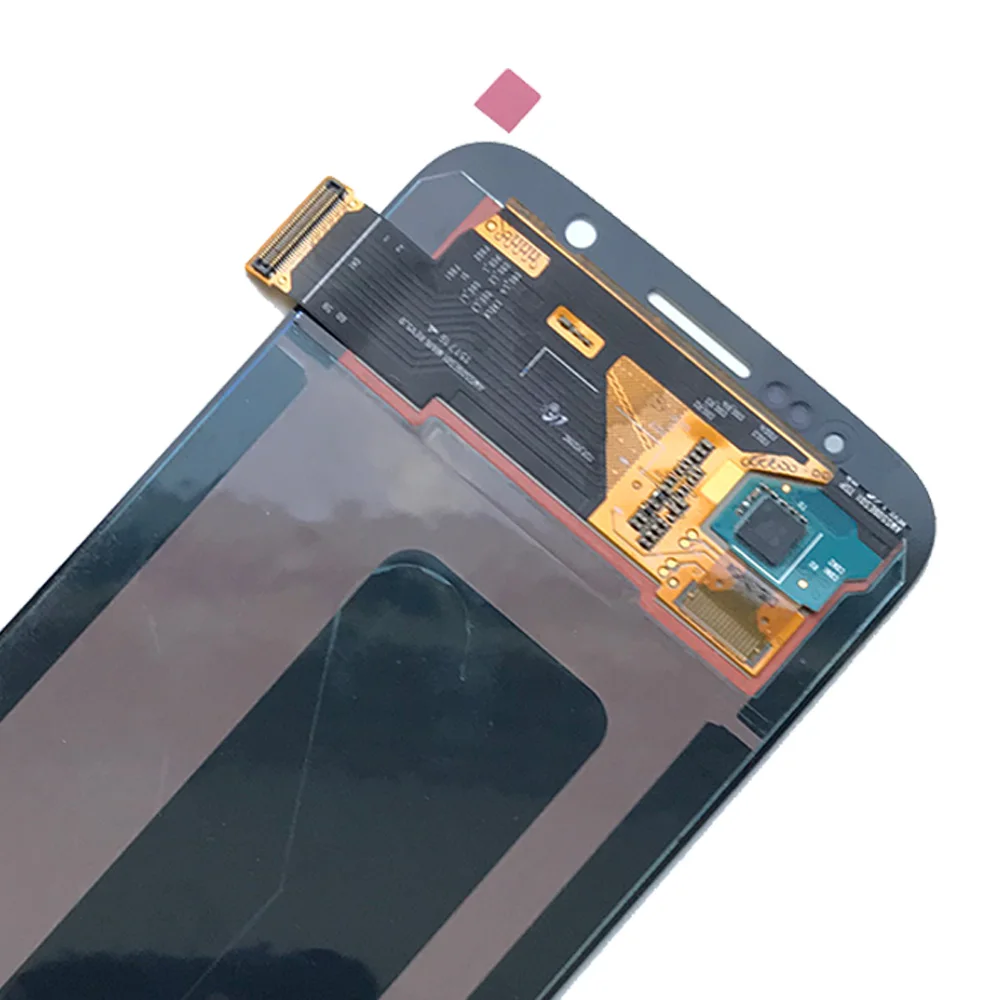 Super AMOLED для Samsung Galaxy S6 G920F G920I сенсорный экран дигитайзер ЖК дисплей рамка G903 G920FD