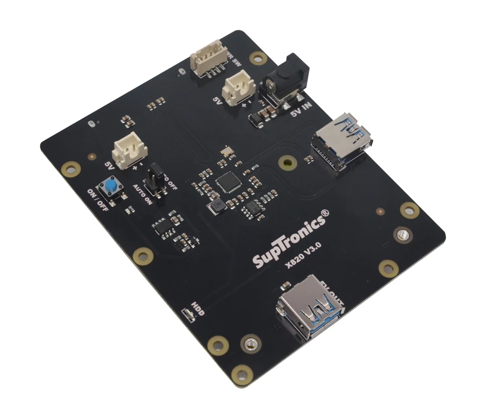 Новинка X820 V3.0 USB 3 0 SATA HDD/SSD Плата расширения для хранения + чехол Raspberry Pi B