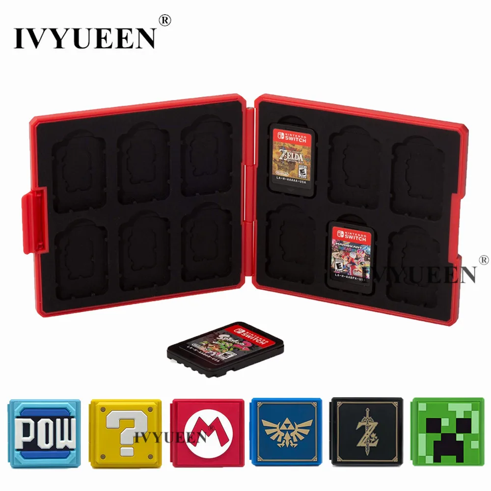 Чехол IVYUEEN для игровой карты Nintendo Switch NS Joy con консоль магазин игры Micro SD Премиум