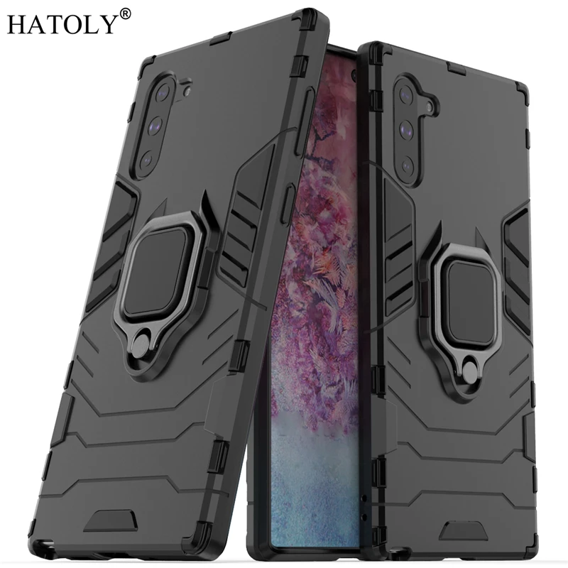 

For Samsung Galaxy Note 10 Case Cover for Samsung Galaxy Note 10 Finger Ring Hard PC Armor Phone Case For Samsung Galaxy Note 10
