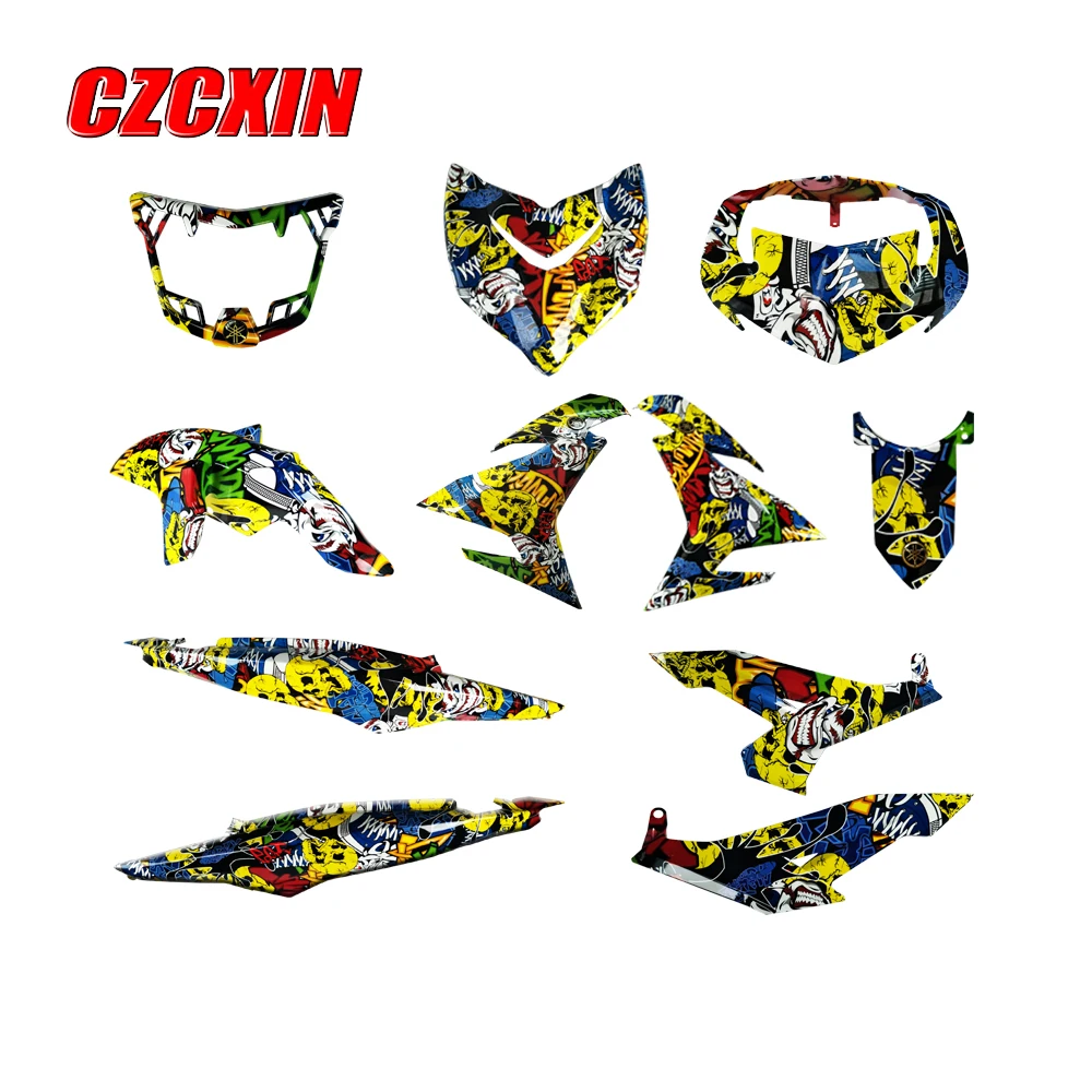 Красивые мотоциклетные фитинги для гидрографической печати YAMAHAExciter150 MX KING150
