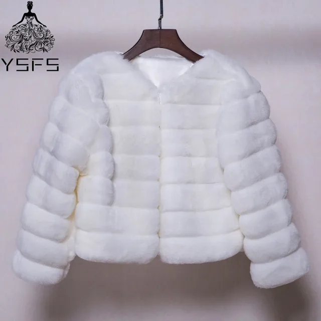 Veste blanche fourrure Veste blanche fourrure