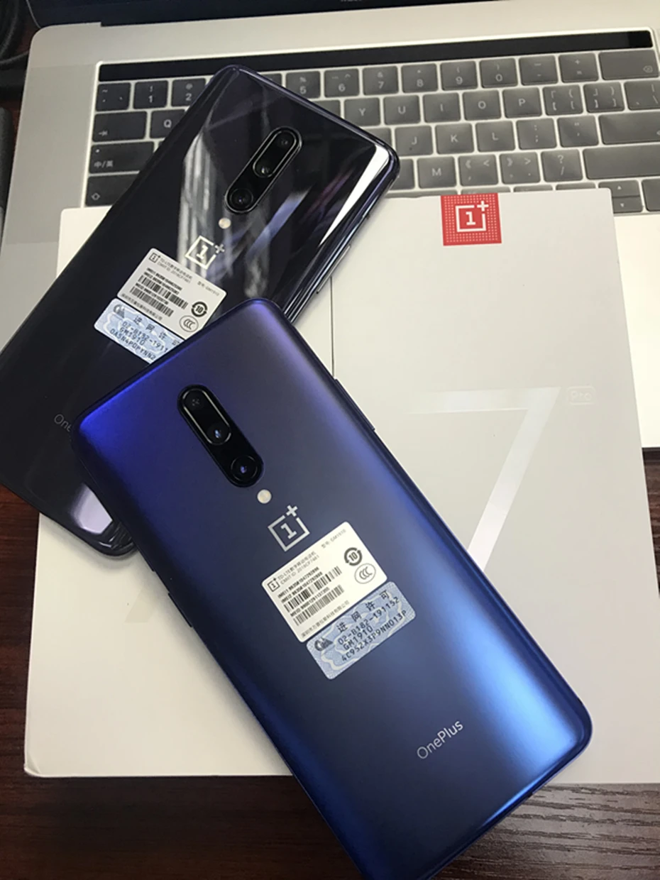 Global Rom Oneplus 7 Pro Smartphone 6.67 Inch 3120*1440 Android 9 Snapdragon 855 48.0 MP Cameras NFC 5V 6A one plus top model