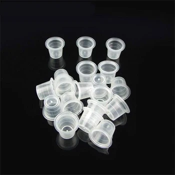 

1000 Pcs/ Small Size White Tattoo Ink Cups Caps for Needle Tip Grip Power Supply