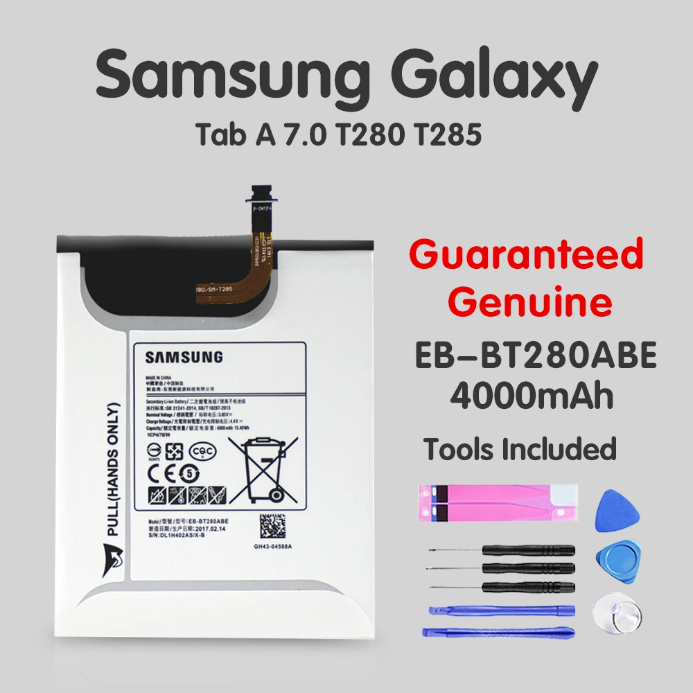 Оригинальный аккумулятор планшетных ПК для Samsung Galaxy Tab A 7 0 T280 EB BT280ABE SM T285 настоящая