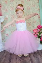 Girl TUTU Dress Europe and America Flower Lace Top Gauze Bottom Patchwork tutu Dress Children Clothes 1-13T PT152