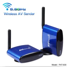 PAT-630 5.8G RCA Wireless AV Audio Video Extender Transmitter Receiver Sender For STB DVD DVB-S2 Satellite IPTV Android Cable TV