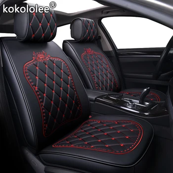 

kokololee pu leather car seat cover For volvo v50 ford fiesta daewoo nexia seat leon fr lada kalina car styling auto accessories