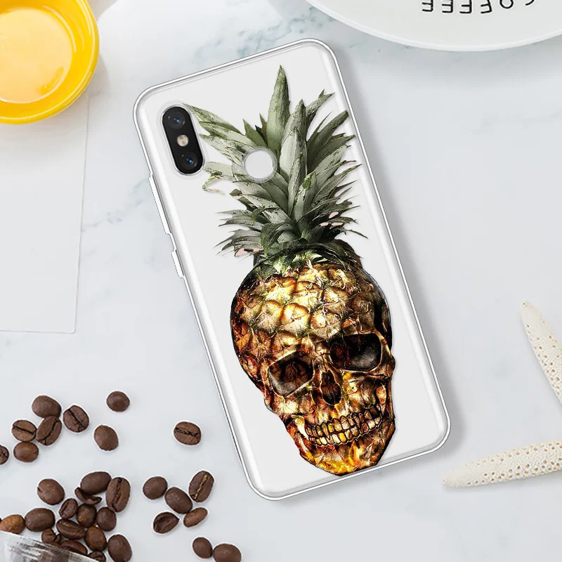 Летние чехлы с ананасом для Xiaomi Redmi Note 6 Pro Note 6Pro, задняя крышка, силиконовый чехол для Xiaomi Redmi Note 7 Pro, мягкий ТПУ чехол - Цвет: klt-bol