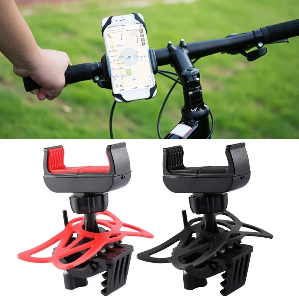 Bicycle Phone Holder 360 Degree Adjustable Motorcycle/Bike Handlebar Universal Smartphone Mount Bracket for Bike GPS Navigation