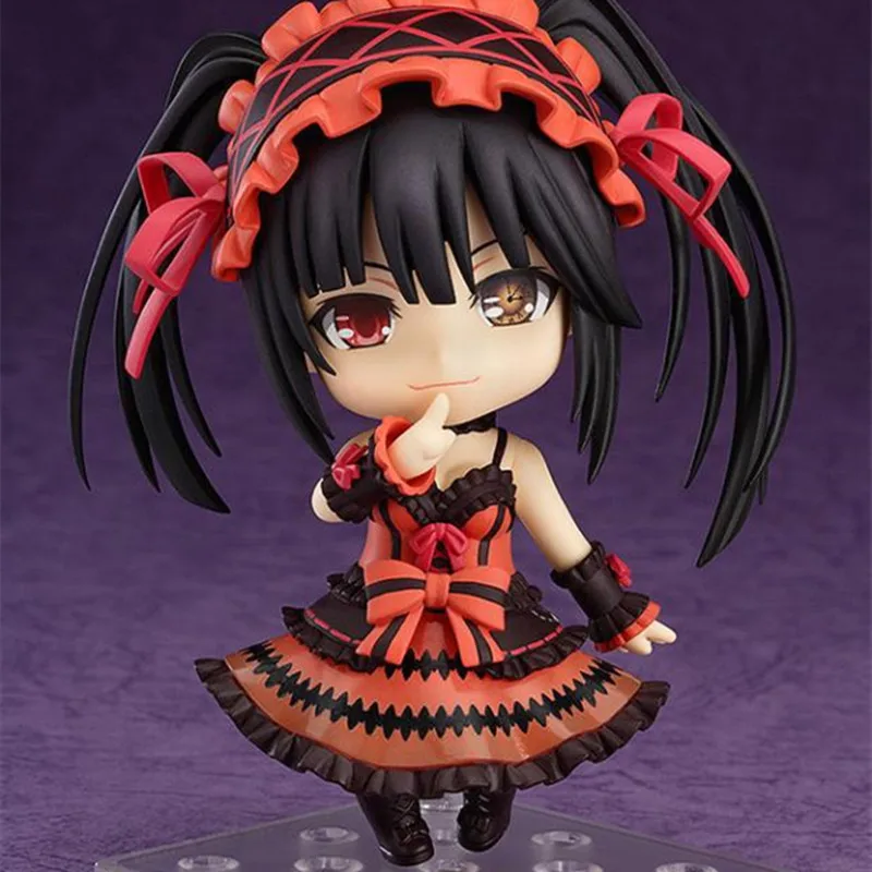 

Date A Live Tokisaki Kurumi PVC Action Figure Model Nendoroid 466