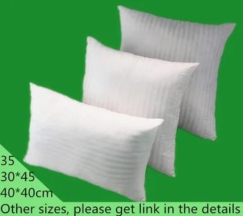 

30 35 40 45cm High Elastic Wear Resistant Stripe Polyester Cloth PP Cotton Soft Square Seat Cushion Core Inner Pillow Home Decor