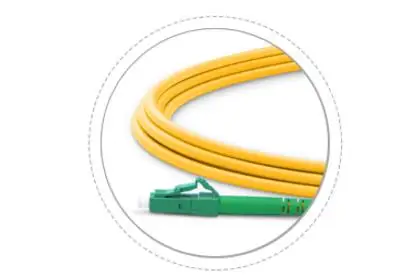 FirstFiber 2m LC APC для SC G657A волоконный патч кабель перемычка корд Simplex 2 0 мм ПВХ OS2 SM изгиб
