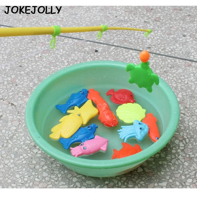 Magnetic fishing toys children water toys simulation fishing rods children fishing toys 6
