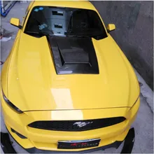 Полный углеродного волокна автомобиля передний бампер двигателя капоты Крышка для Ford Mustang