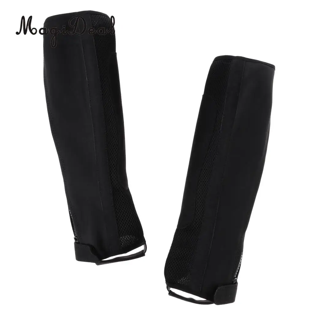 Horse Riding Half Chaps Gaiters for Rider Leg Protection Guard Equestrian Equipment Supplies