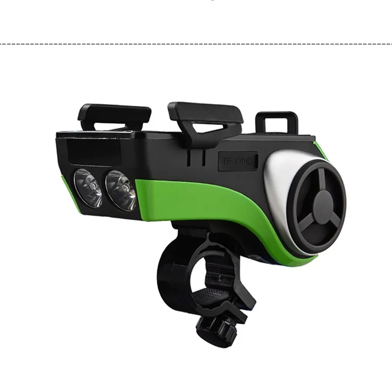 Discount Rockbros Bike Light Music Player+Bluetooth+Double Bicycle LED Light+4400mAh Power Bank+Speaker+Phone Holder Bicycle Accessories 21