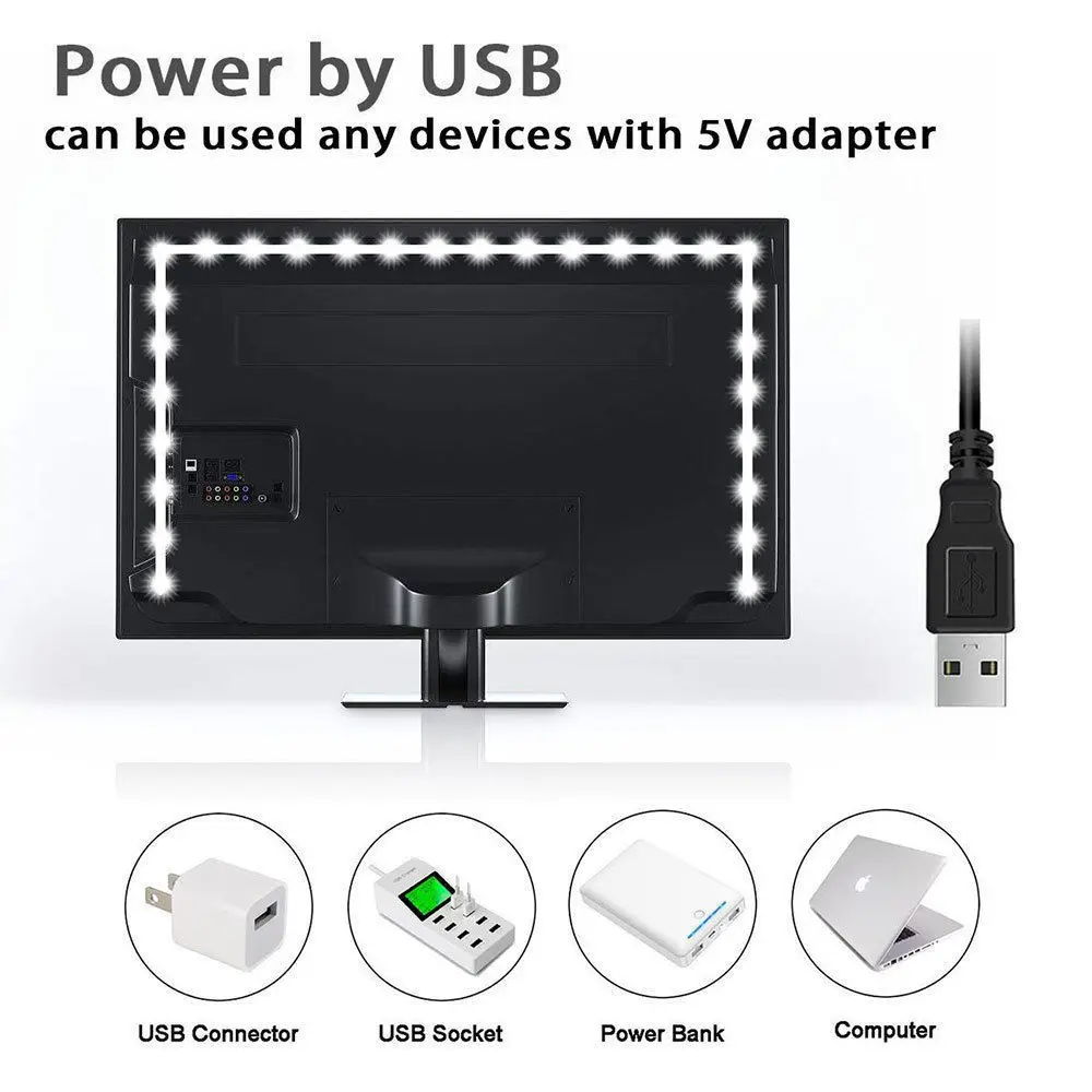 Светодиодная лента RGB светильник для домашнего кинотеатра 60 светодиодов/м 30