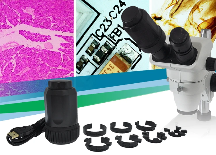 

USB 2.0 8.0MP Digital Electronic Eyepiece CMOS Industrial Tool Inspection Camera for Stereo Biological Microscope