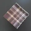 10PCS 28cm Fashion cotton men handkerchief Square male stripe Towel pocket scarf wedding party handkerchiefs hand towel gift ► Photo 2/5