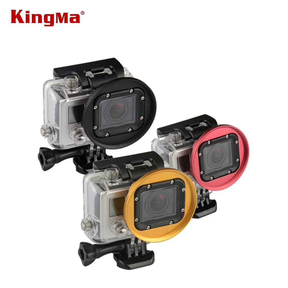 

KingMa Wholesale Gopro 58mm UV CPL ND Lens Filter Adapter Ring for Go Pro Hero 3 Camera Accessories