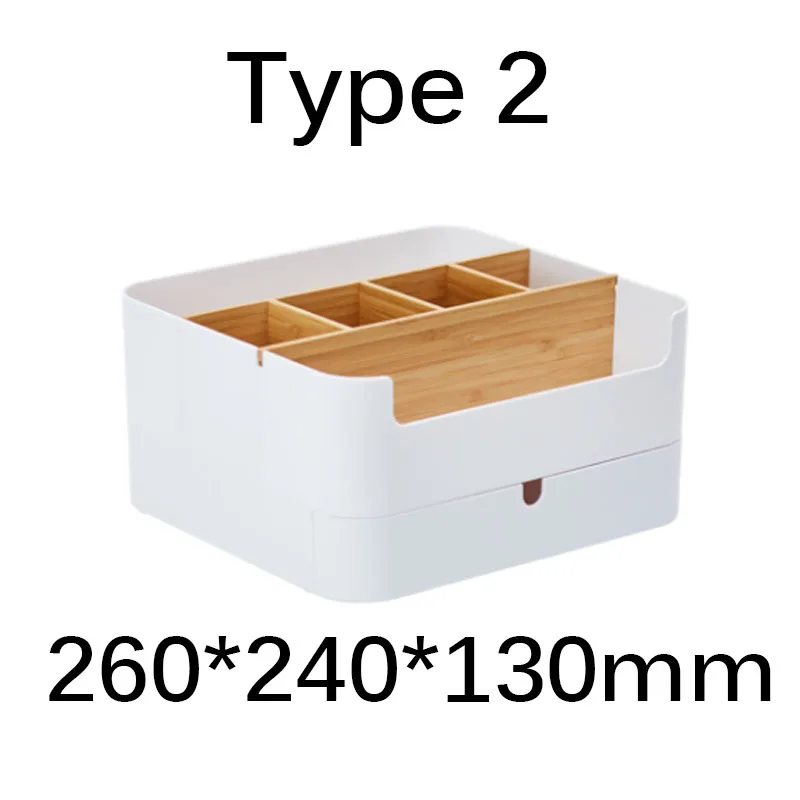 Многофункциональная коробка для хранения ящиков Xiaomi Mijia, косметическая коробка, ABS материал, настольная поверхность мусора, классификационный чехол - Цвет: Type 2