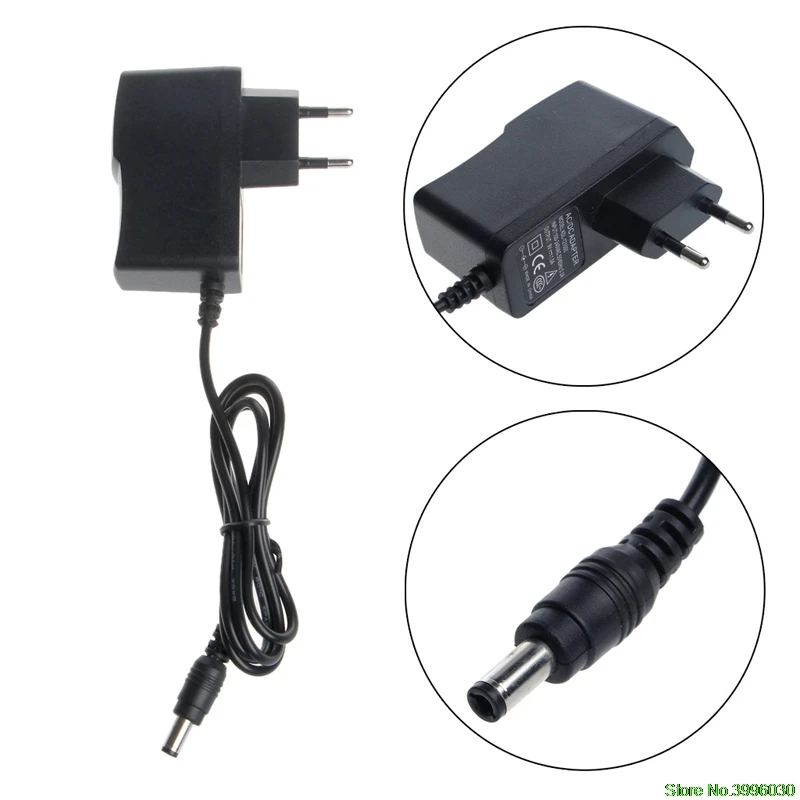AC 100 240V к DC 9V 1A 1000mA импульсный источник питания конвертер адаптер штепсельная