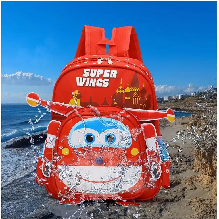

2018 new Super Wings Cute Kid School bags Cartoon Character 3D Style Children Backpacks Kindergarten girls boys baby backpack