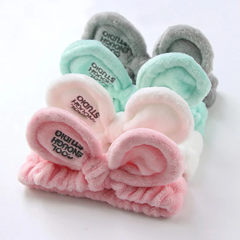 New Fashion Women Cute Big Ears Comfortable Wash Face Bathe Hair