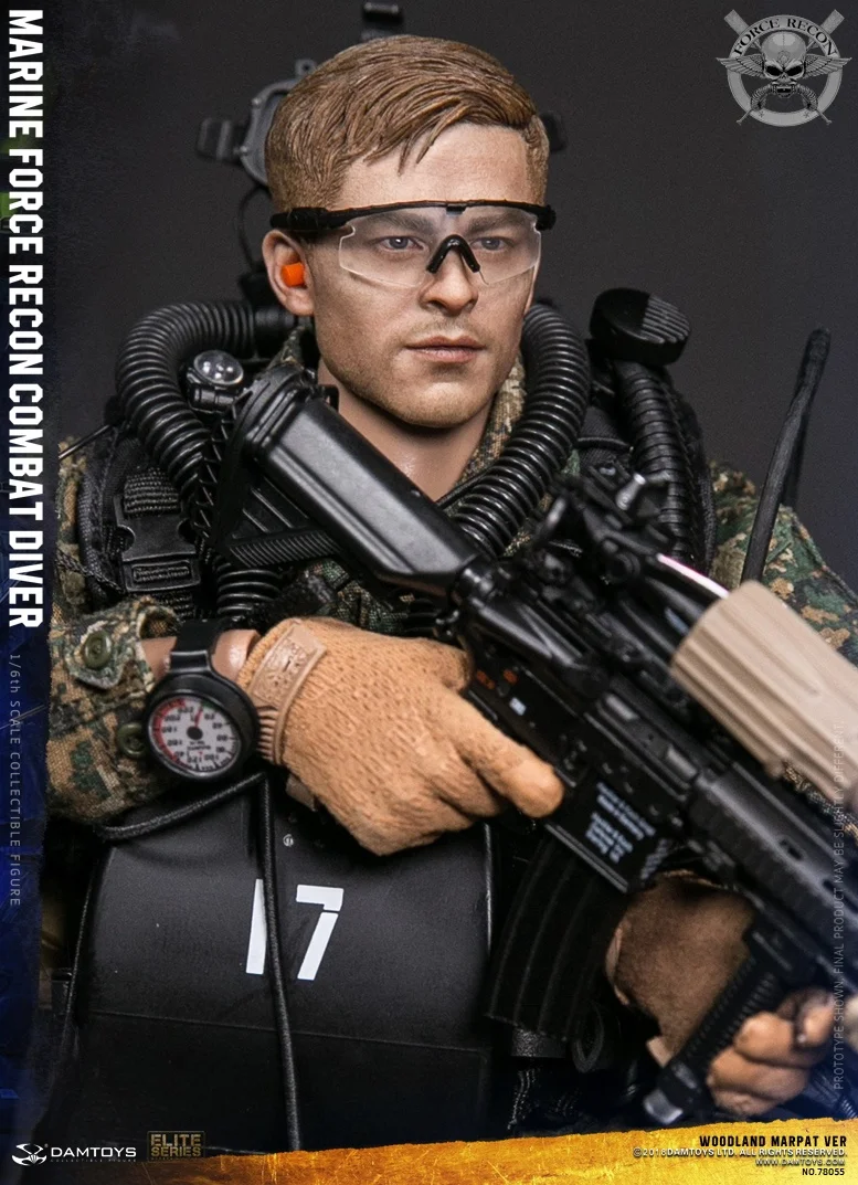 DAMTOYS 78055 1/6 USMC морские силы Рекон боевой DIVER лесной MARPAT VER 12 дюймов Коллекционные