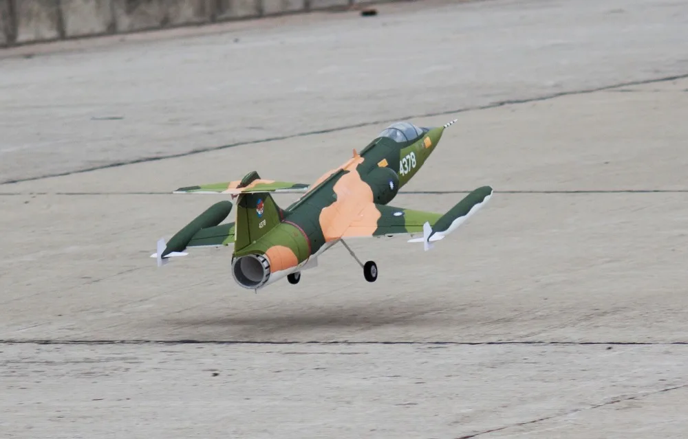 New Arrival Electric RC Plane Freewing F104 F 104 70mm edf jet airplanein RC Airplanes from