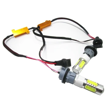 

2PCS T20 7440 7443 7.5W + decoder High Power Canbus No Error brake light Reversing lights Turn lights Head Lamp Bulb DRL DC12V
