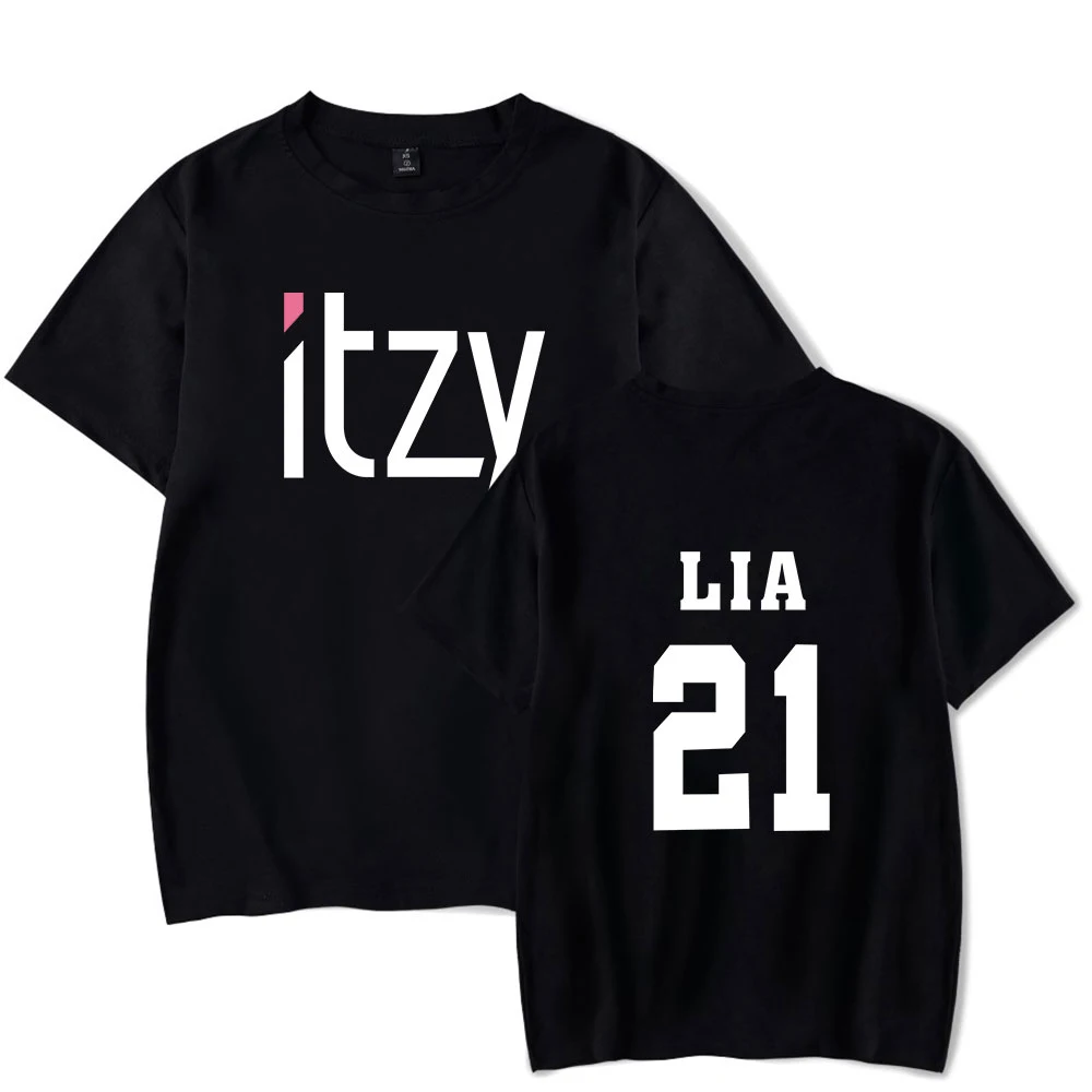 Рубашка RholycrownT футболки ITZY для мужчин и женщин модная летняя футболка с принтом