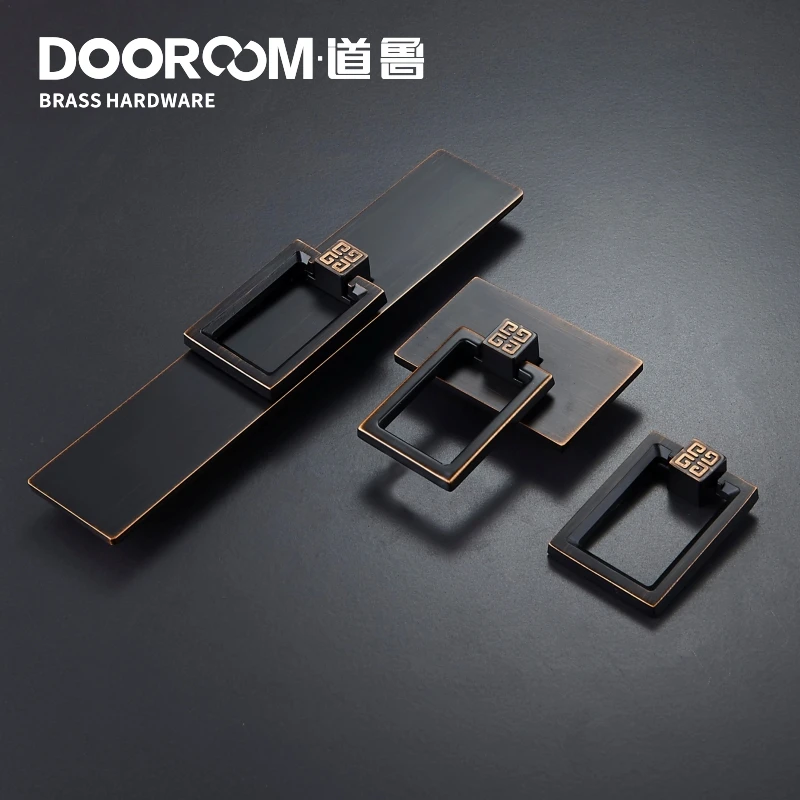 Dooroom латунные ручки шкаф комод ящик Мебель Тянет современные новые китайские