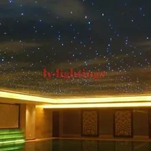 DIY звезды волоконные оптические фары RGB светодиодный источник света+ 0,75 мм x 2,5 м x 250 шт. светящиеся оптические волокна для украшения дома ночник