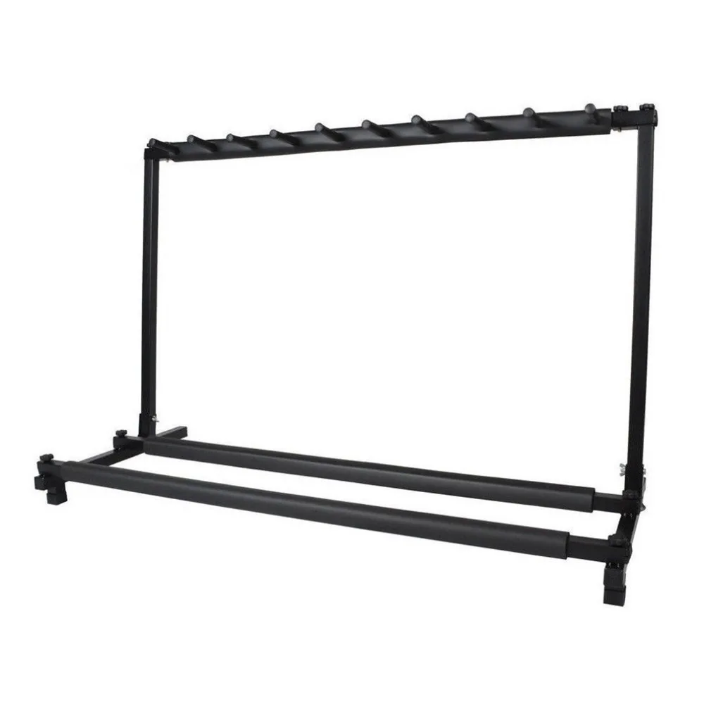 Ship-From-US-Stable-Multiple-Folding-Display-Holder-Stand-Rack-Band-Stage-for-Guitar-Bass-9 (1)
