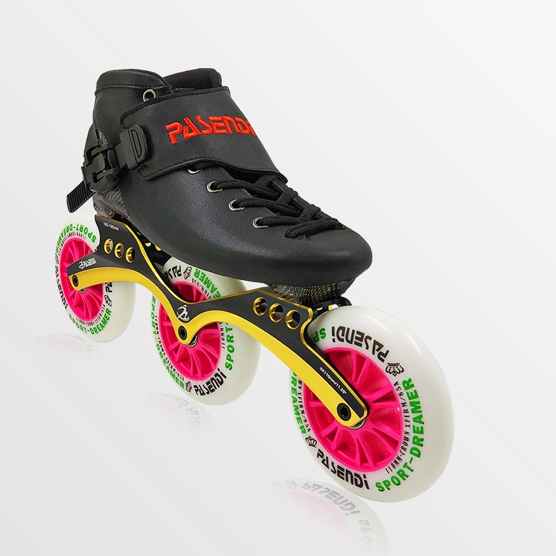 PASENDI المهنية الكربون الألياف سرعة أحذية التزلج 3 عجلات 3X125 مللي متر و 3X110 مللي متر المرأة الأسطوانة أحذية التزلج الرجال الاطفال حذاء PASENDI المهنية الكربون الألياف سرعة أحذية التزلج 3 عجلات 3X125 مللي متر و 3X110 مللي متر المرأة الأسطوانة أحذية التزلج الرجال الاطفال حذاء