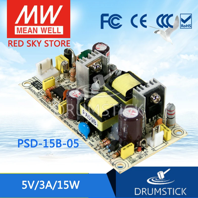 

MEAN WELL PSD-15B-5 5V 3A meanwell PSD-15 5V 15W Single Output DC-DC Converter