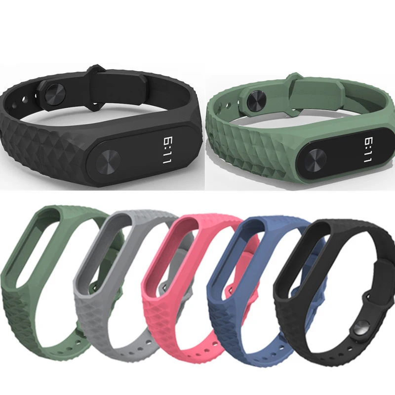 

color mi band 2 accessoires bracelet miband 2 strap vervanging rubber wriststrap voor xiaomi mi2 smart armband