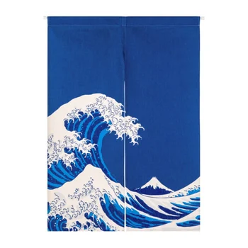 

Japanese Style Noren Doorway Curtain Cotton And Linen Printed Hanging Tapestry For Home Decoration