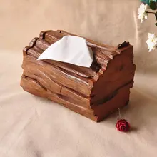 Тиковый резной тканевый ящик многофункциональный деревянный ремесленник антикварное украшение для дома