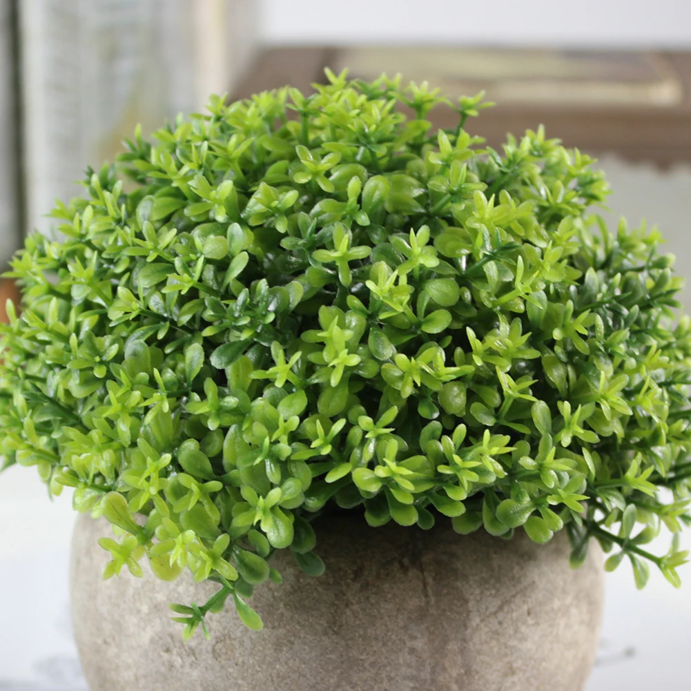 9 видов стилей Винтаж бонсай имитация растений украшения цветок шар Трава шар горшок для оформления дома пластиковая зеленая трава растения