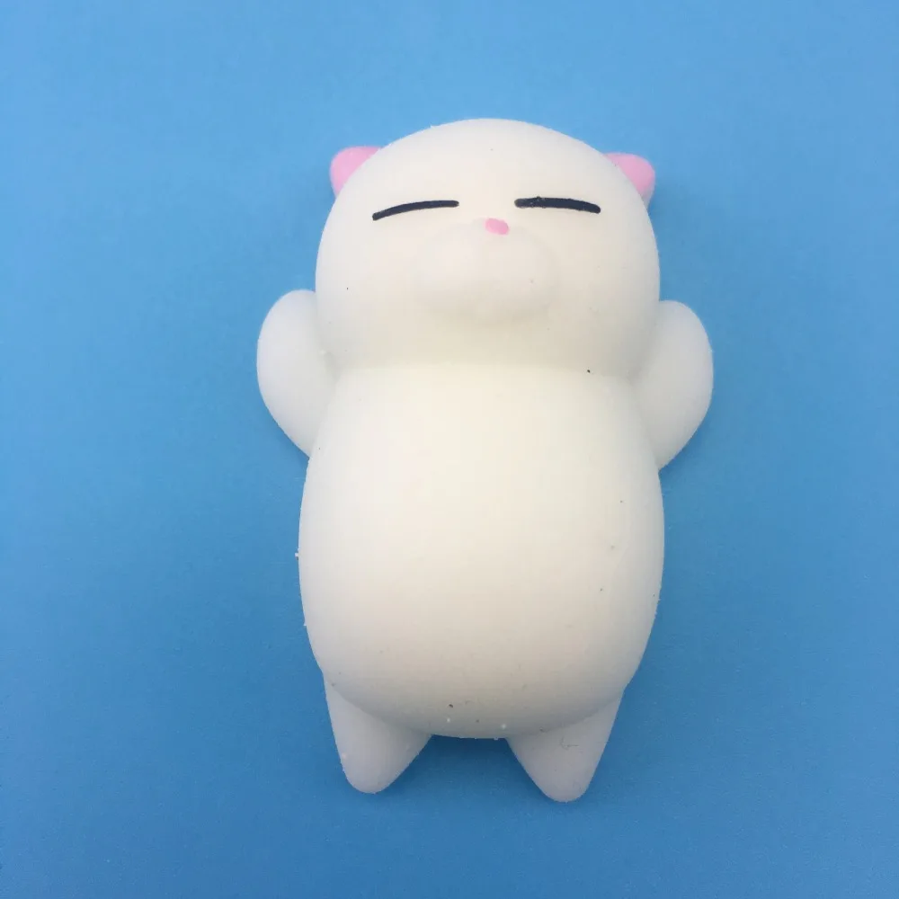 Милые мягкие игрушки mochi для детей снятия стресса с котом антистресс|Шутки и