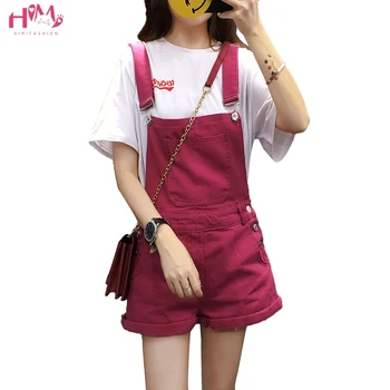 

Summer Women Sleeveless Denim Jumpsuit Korean Fashion Overalls Pocket Casual Loose Straps Shorts Sleeveless Jumpsuit For females