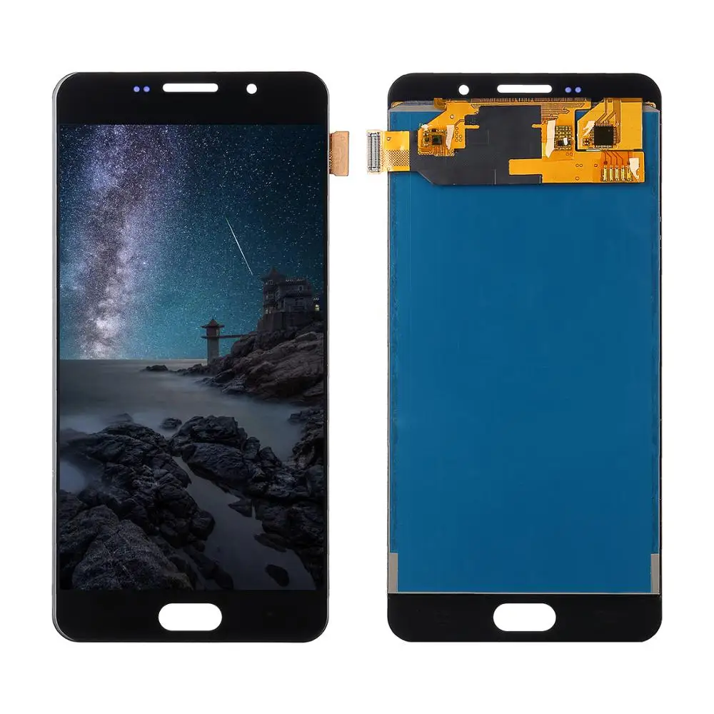 5," ЖК-для Samsung Galaxy A7 A710 A7100 A710F A710M высококачественный ЖК-дисплей с кодирующий преобразователь сенсорного экрана в сборе