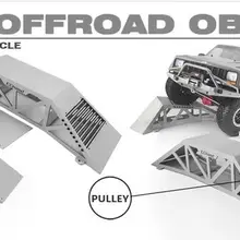 Металлический внедорожный препятствий для 1/10 Cralwer venichle осевой cherokee SCX10 D90/D110 TF2 Капо C2 RC8WD крест PG4A 6X6, 8X8