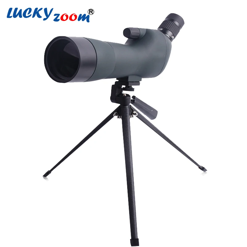 Luckyzoom Quality Monocular 20-60x60 Spotting Scope For Birdwatching Landscape Viewing Birding Tripod Telescope Free Shipping outdoor 20 60x60 zoom monocular telescope spotting scope optical lens with tripod carrying bag for birdwatching hunting dp006